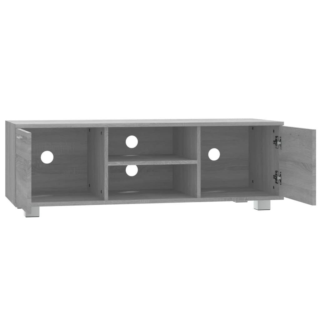 Meuble TV Sonoma gris 120x40,5x35 cm Bois d'ingénierie