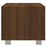 Meuble TV Chêne marron 120x40,5x35 cm Bois d'ingénierie