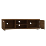 Meuble TV Chêne marron 140x40,5x35 cm Bois d'ingénierie