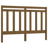 Tête de lit Marron miel 166x4x100 cm Bois massif de pin