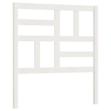 Tête de lit Blanc 81x4x104 cm Bois massif de pin