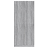 Sonoma gray wardrobe 80x52x180 cm Engineered wood