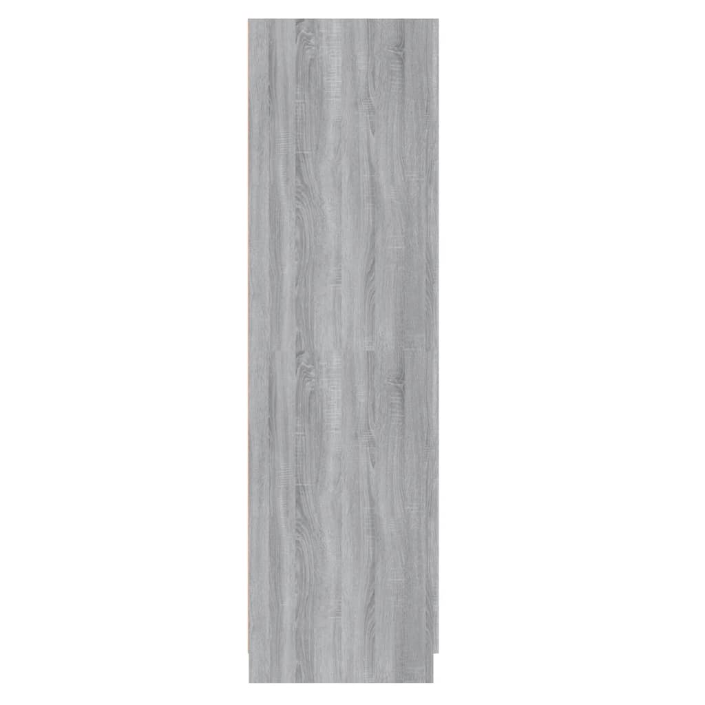 Garde-robe Sonoma gris 80x52x180 cm Bois d'ingénierie