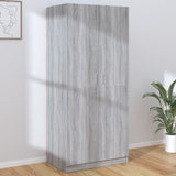 Sonoma gray wardrobe 80x52x180 cm Engineered wood