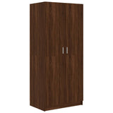 Wardrobe Brown Oak 80x52x180 cm Engineered wood