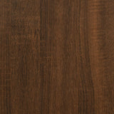 Wardrobe Brown Oak 80x52x180 cm Engineered wood