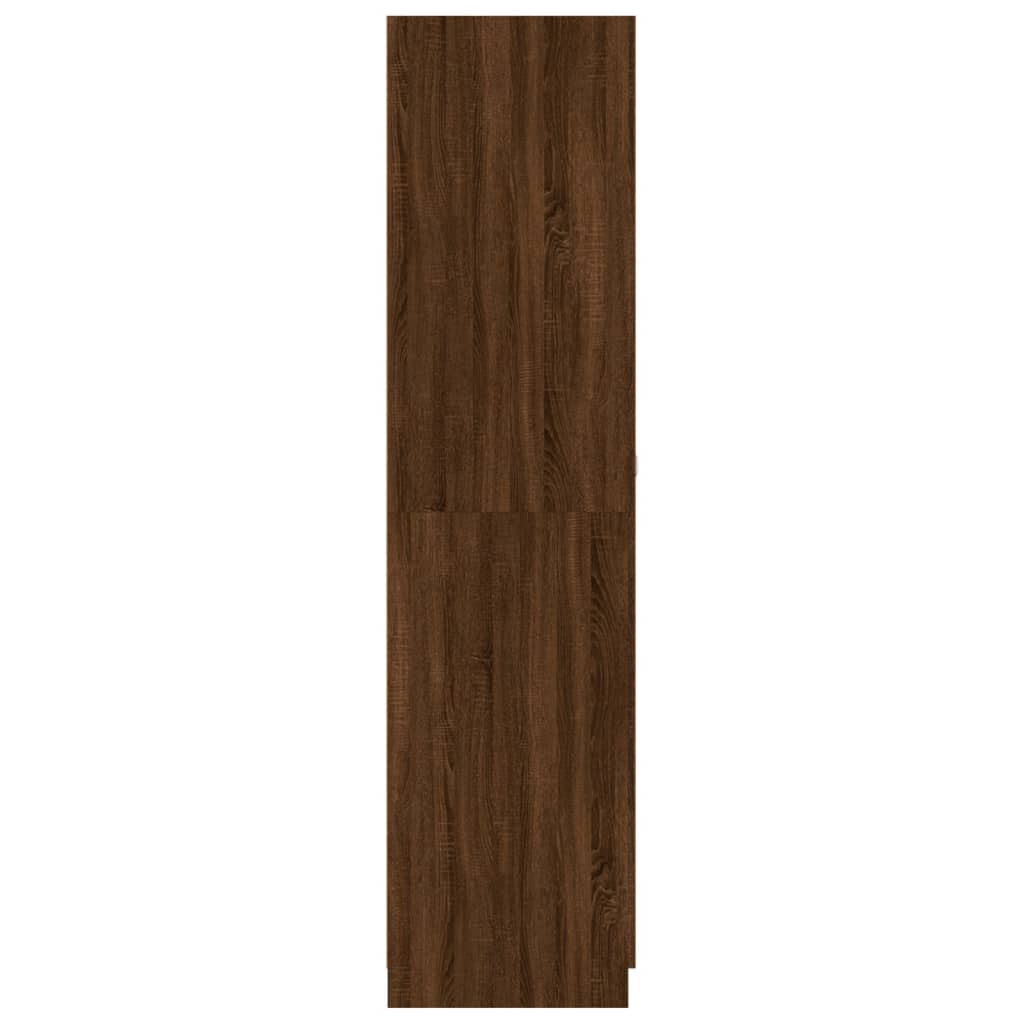 Wardrobe Brown Oak 90x52x200 cm Engineered wood