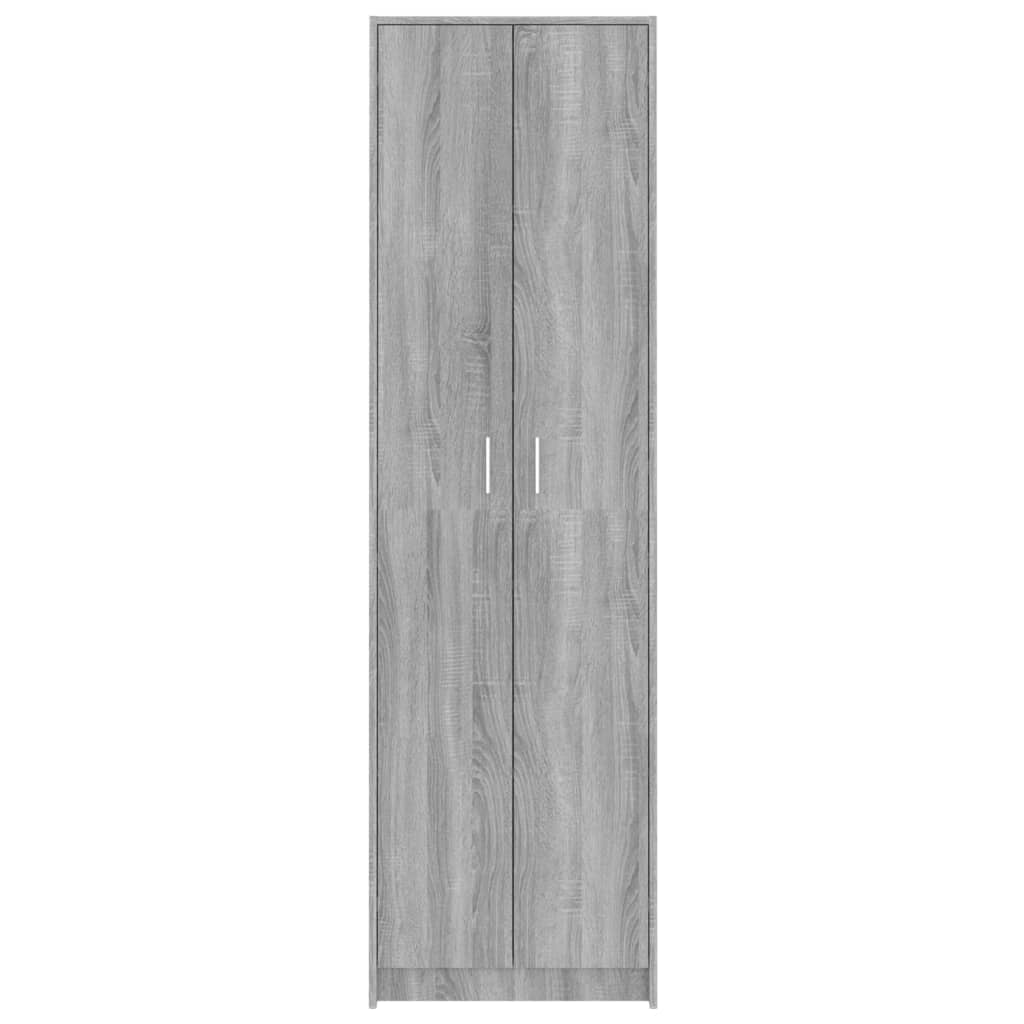 Garde-robe couloir Sonoma gris 55x25x189 cm Bois d'ingénierie