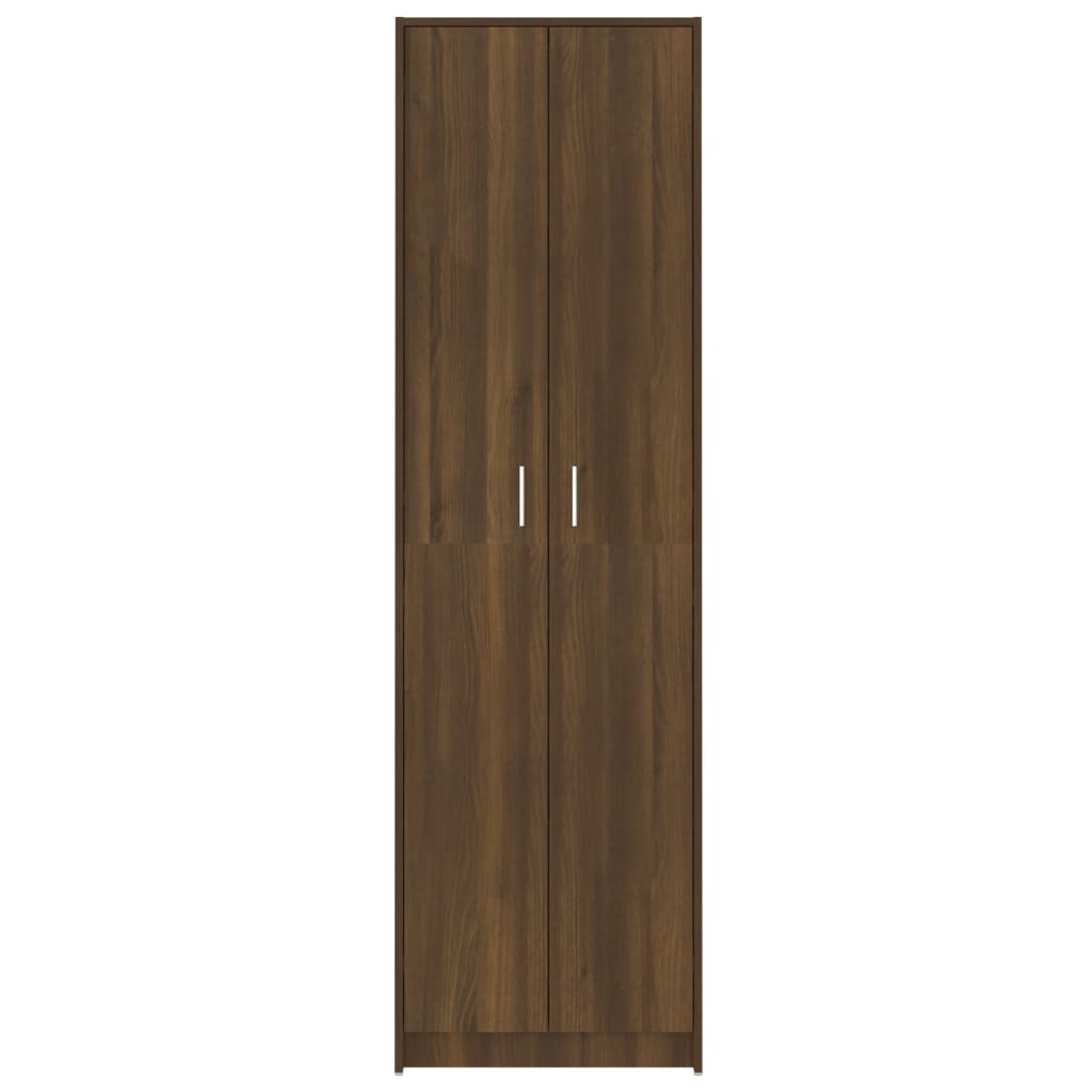 Garde-robe couloir Chêne marron 55x25x189 cm Bois d'ingénierie