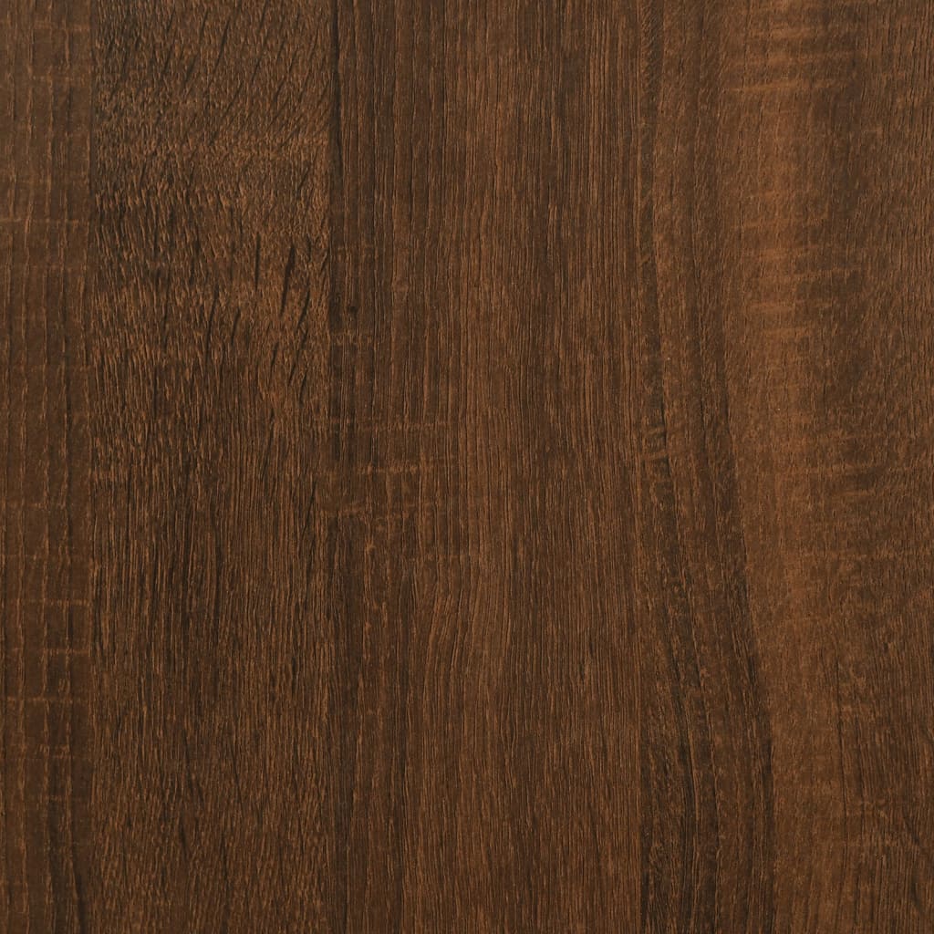 Étagères murales d'affichage 3 pcs Chêne marron Bois ingénierie