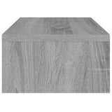 Support de moniteur Sonoma gris 42x24x13 cm Bois d'ingénierie