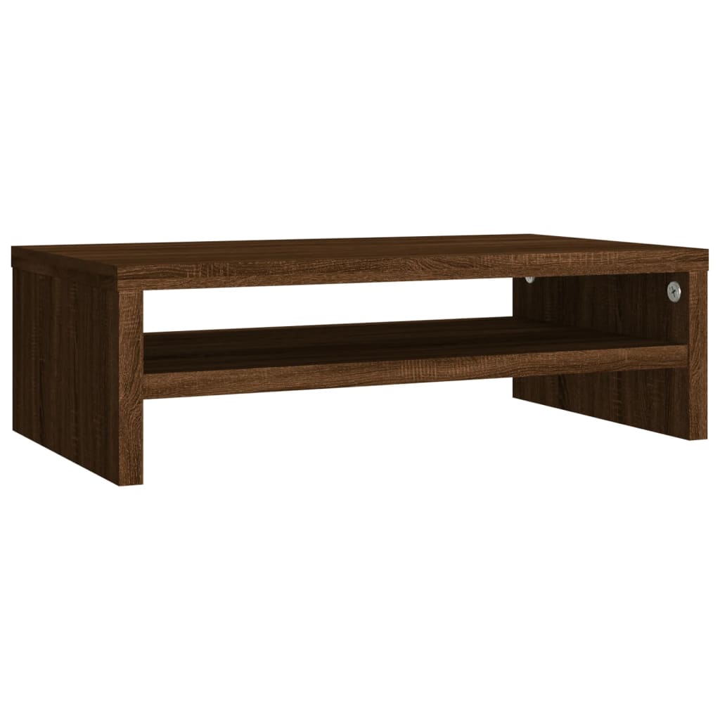 Support de moniteur Chêne marron 42x24x13 cm Bois d'ingénierie