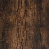 Étagère murale chêne fumé 104x20x58,5 cm bois d'ingénierie