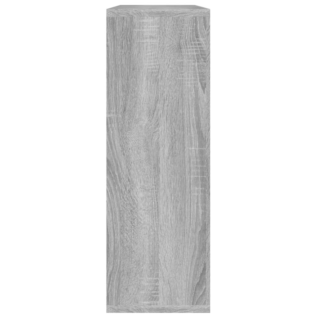 Étagère murale Sonoma gris 104x20x58,5 cm Bois d'ingénierie