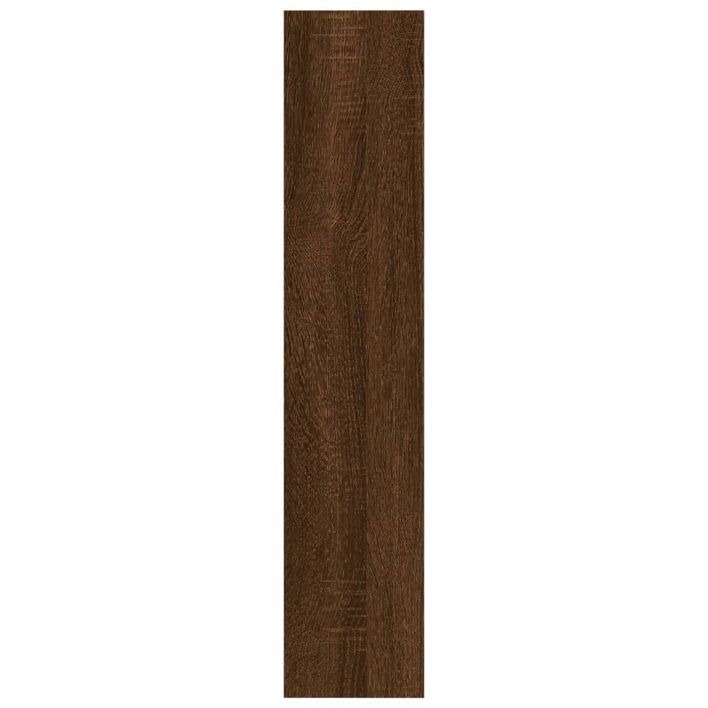 Étagère murale Chêne marron 90x16x78 cm Bois d’ingénierie