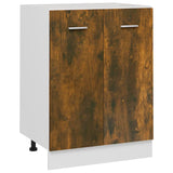 Armoire de plancher Chêne fumé 60x46x81,5 cm Bois d'ingénierie