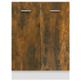 Floor cabinet Smoked oak 60x46x81.5 cm Engineered wood