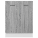 Armoire de plancher Sonoma gris 60x46x81,5 cm Bois d'ingénierie