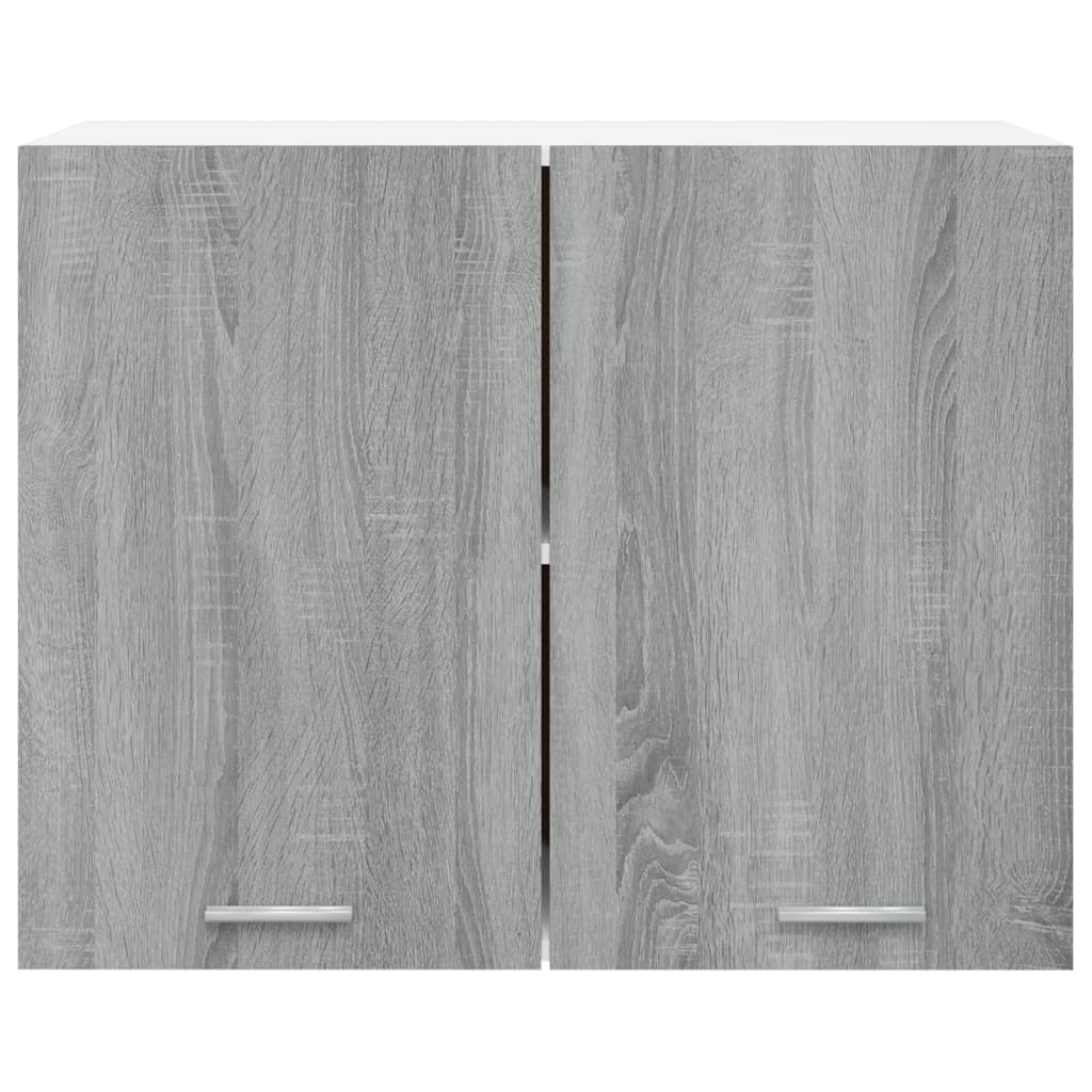 Armoire suspendue Sonoma gris 80x31x60 cm Bois d'ingénierie