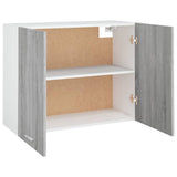 Armoire suspendue Sonoma gris 80x31x60 cm Bois d'ingénierie