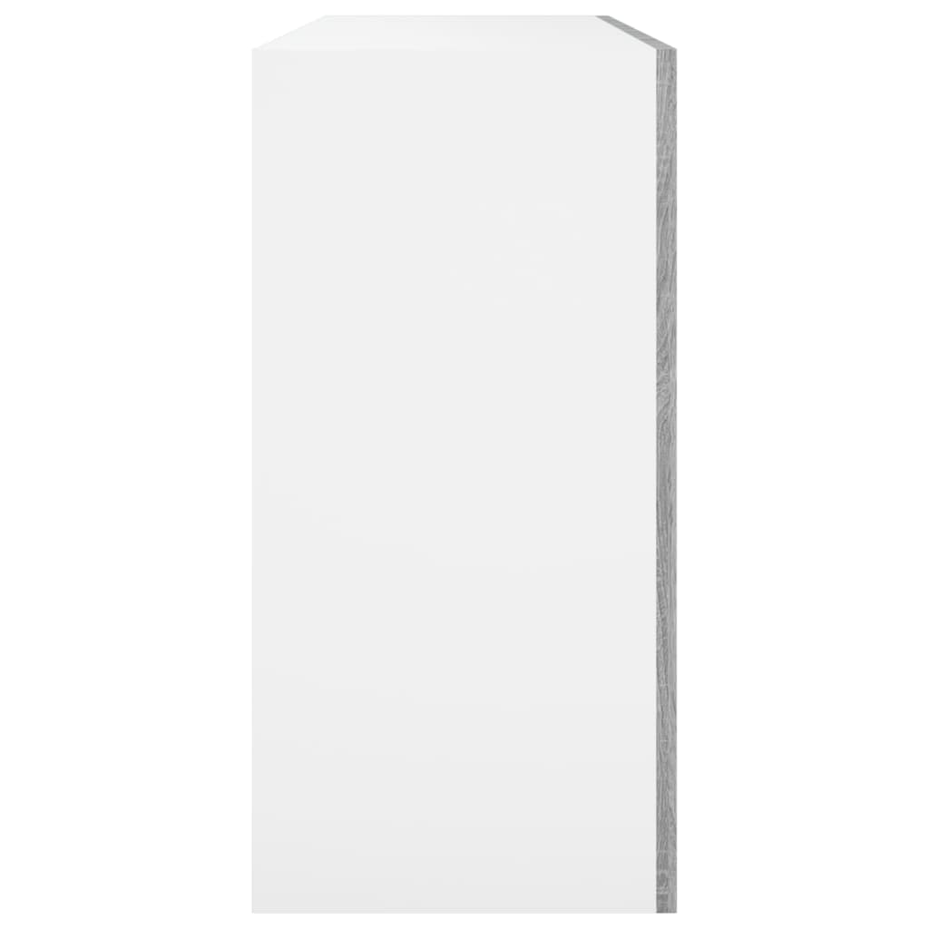 Armoire suspendue Sonoma gris 80x31x60 cm Bois d'ingénierie