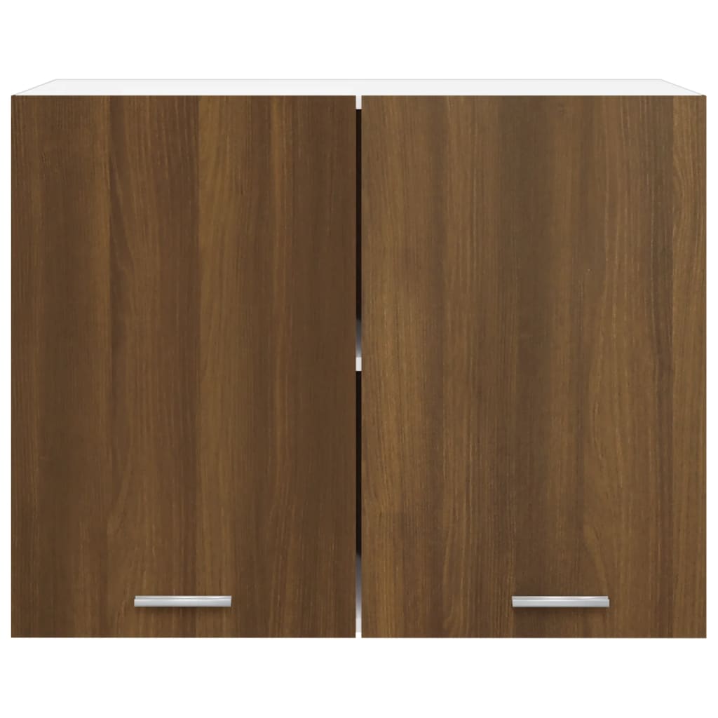 Armoire suspendue Chêne marron 80x31x60 cm Bois d'ingénierie