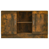 Buffet Chêne fumé 120x30,5x70 cm Bois d'ingénierie