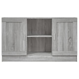 Sonoma graues Sideboard 120x30,5x70 cm Holzwerkstoff