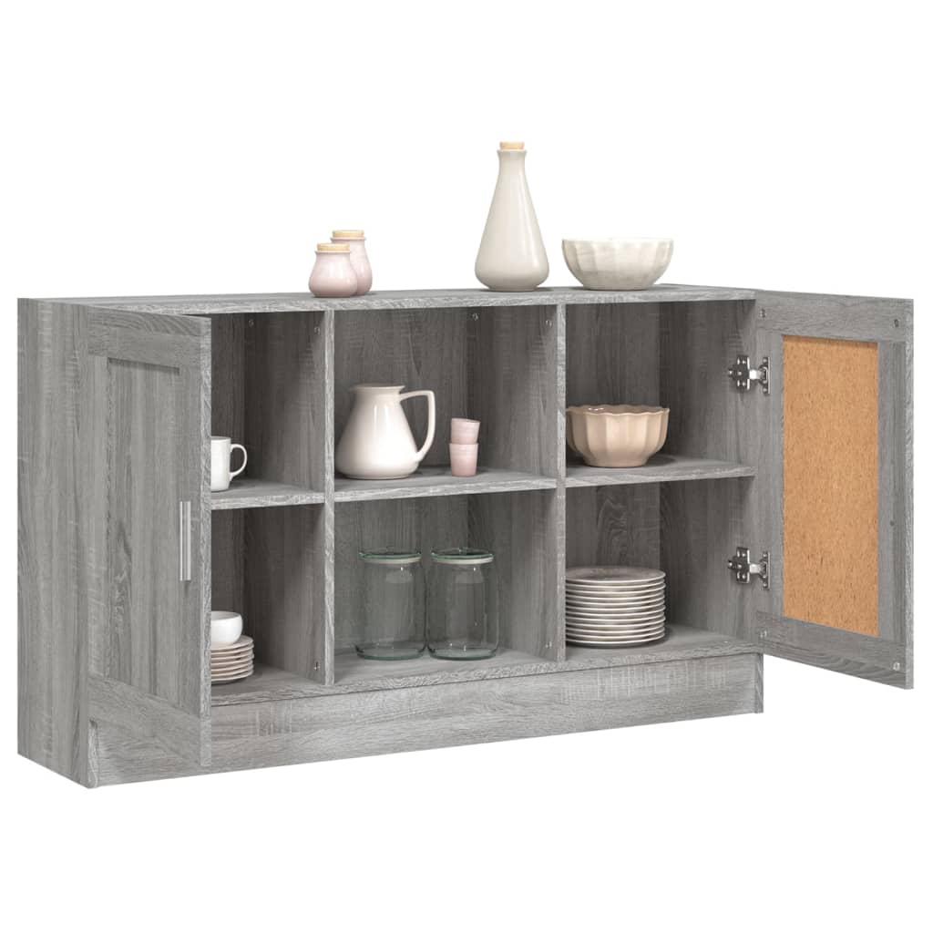 Buffet Sonoma gris 120x30,5x70 cm Bois d'ingénierie