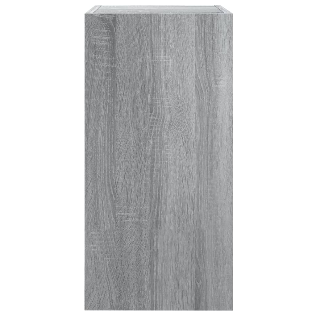 Meubles TV Sonoma gris 30,5x30x60 cm Bois d'ingénierie