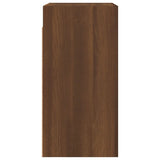 Meuble TV Chêne marron 30,5x30x60 cm Bois d'ingénierie