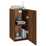 Meuble TV Chêne marron 30,5x30x60 cm Bois d'ingénierie