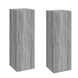 Meubles TV 2 pcs Sonoma gris 30,5x30x90 cm Bois d'ingénierie