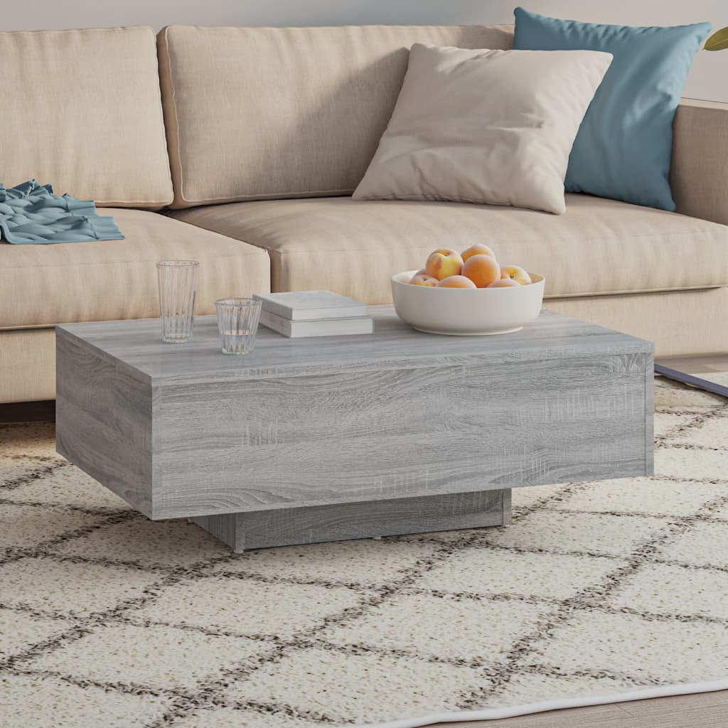 Sonoma coffee table gray 85x55x31 cm Engineered wood