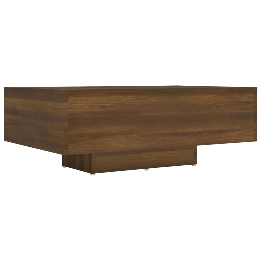 Table basse Chêne marron 85x55x31 cm Bois d'ingénierie