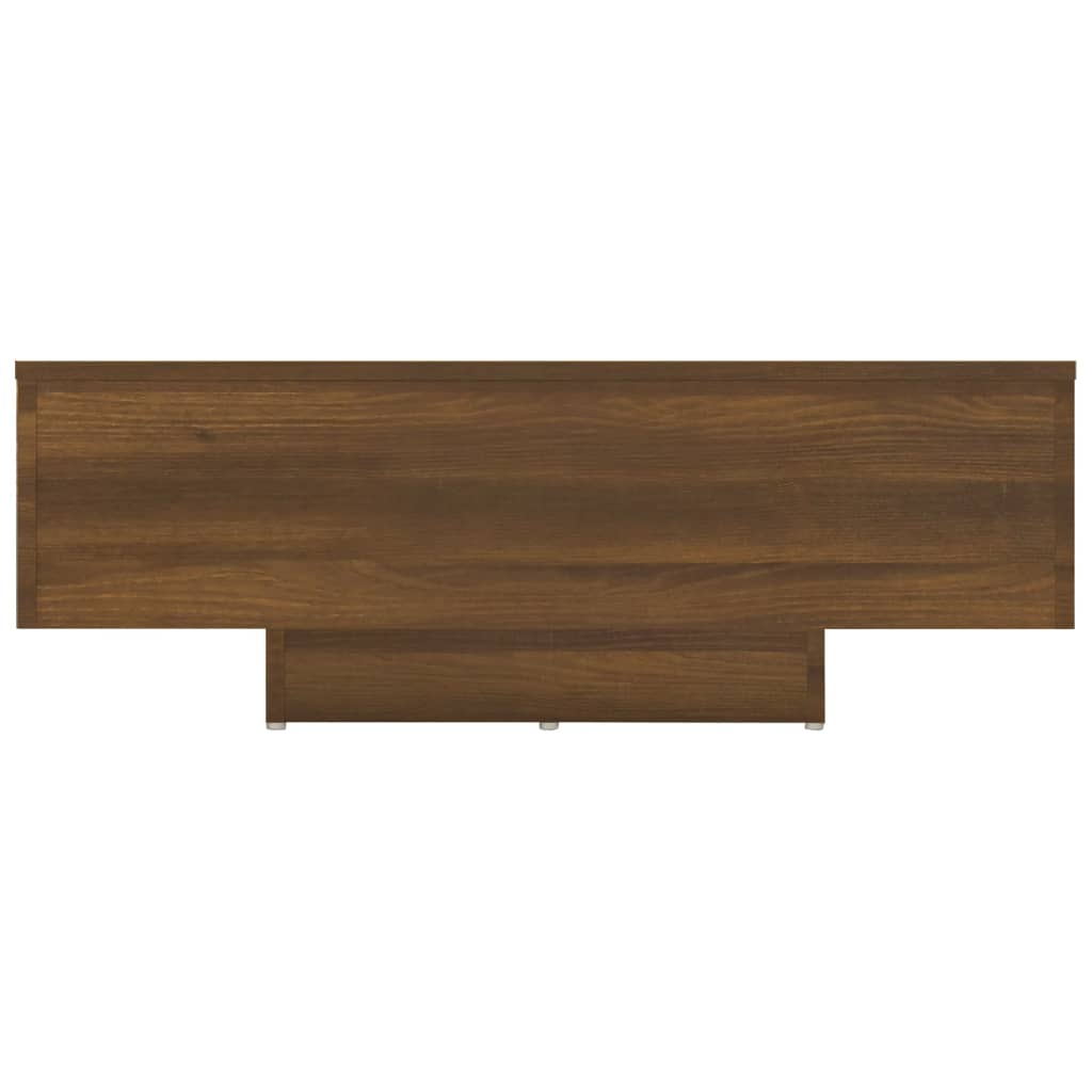 Table basse Chêne marron 85x55x31 cm Bois d'ingénierie