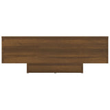 Table basse Chêne marron 85x55x31 cm Bois d'ingénierie