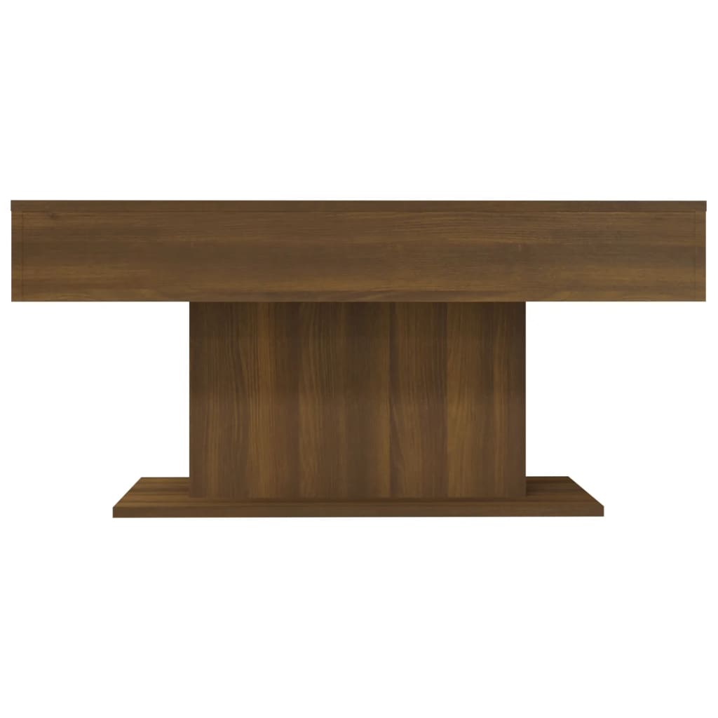 Table basse Chêne marron 96x50x45 cm Bois d'ingénierie