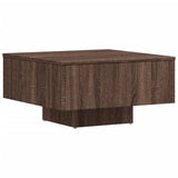 Table basse Chêne marron 60x60x31,5 cm Bois d'ingénierie