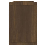 Étagères murales cube 2 pcs Chêne marron Bois d’ingénierie