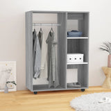 Sonoma gray wardrobe 80x40x110 cm Engineered wood