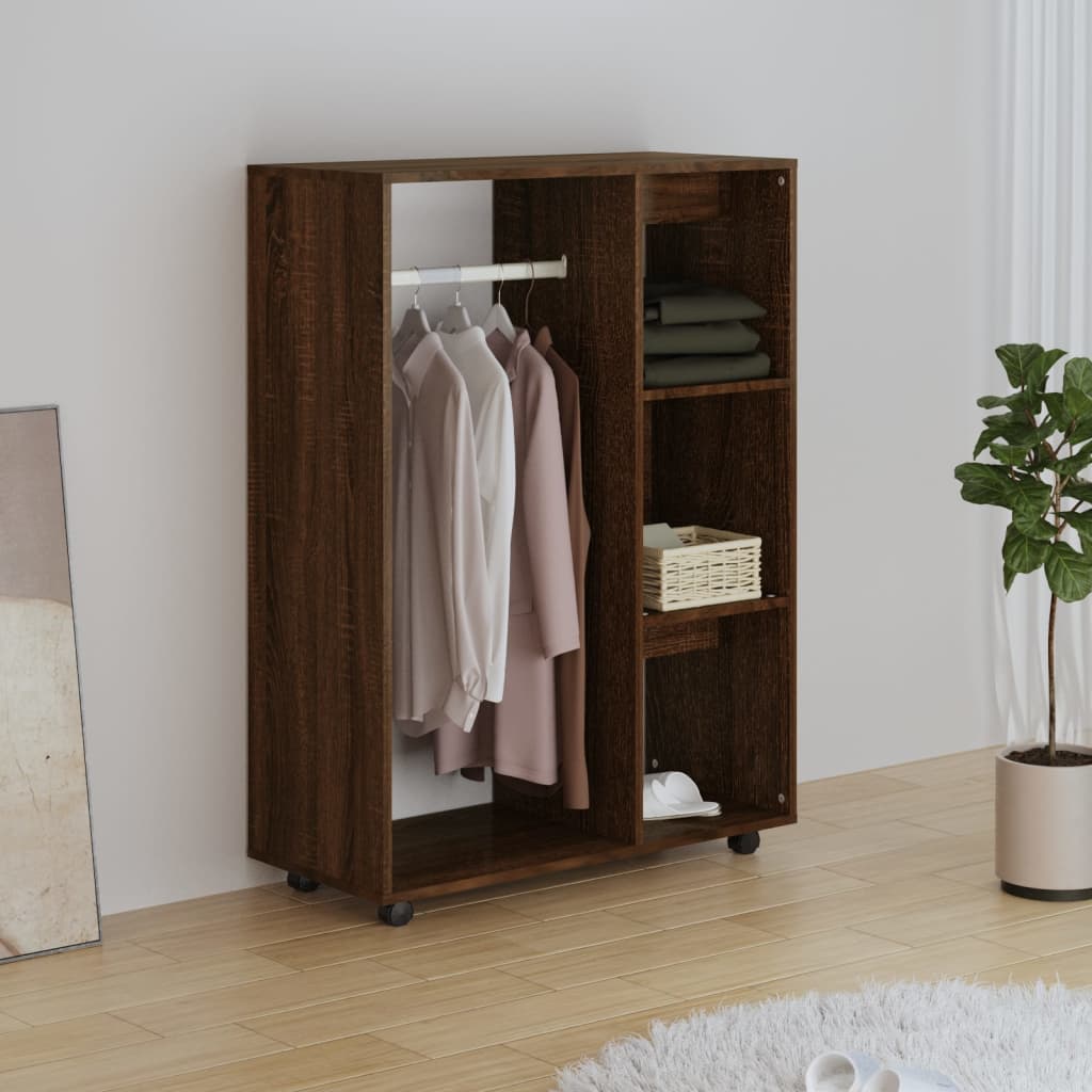 Garde-robe Chêne marron 80x40x110 cm Bois d'ingénierie