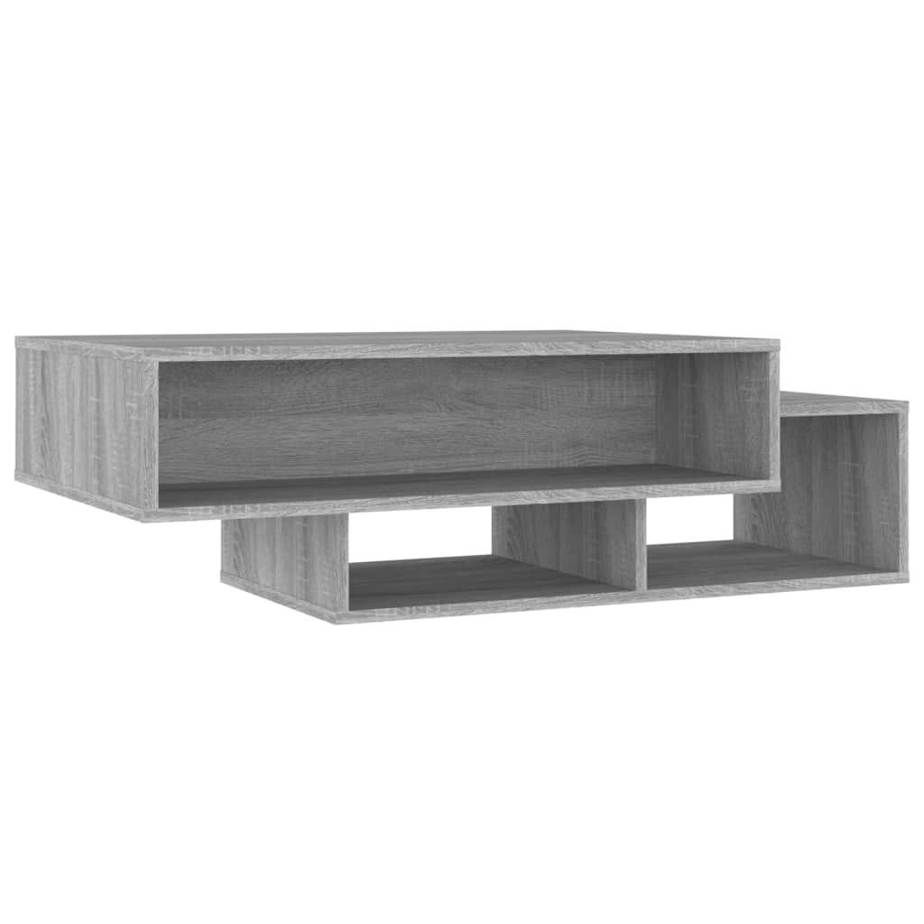 Table basse Sonoma gris 105x55x32 cm Bois d'ingénierie