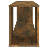 Meuble TV Chêne fumé 100x24x32 cm Bois d'ingénierie