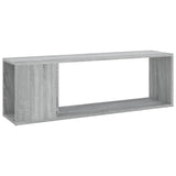 Meuble TV Sonoma gris 100x24x32 cm Bois d'ingénierie