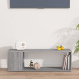 Meuble TV Sonoma gris 100x24x32 cm Bois d'ingénierie