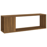 Meuble TV Chêne marron 100x24x32 cm Bois d'ingénierie