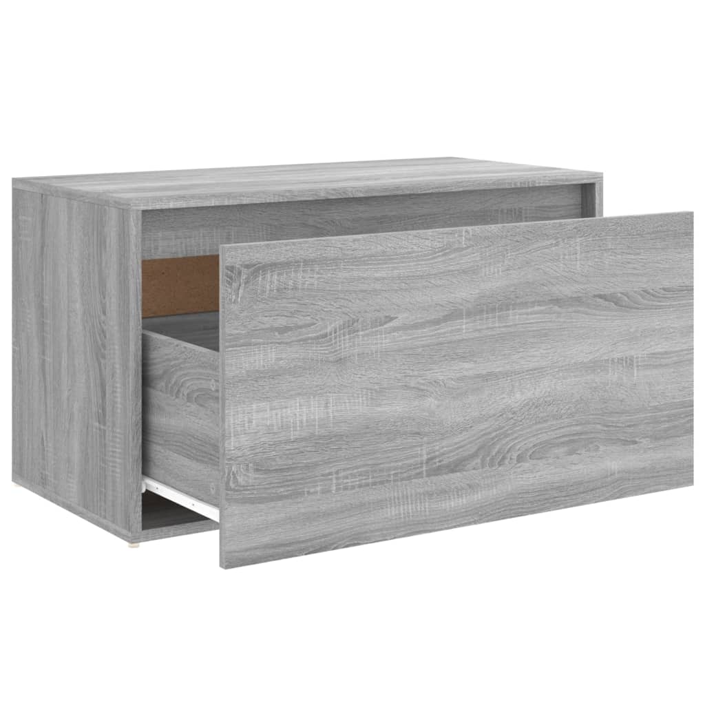 Banc d'entrée 80x40x45 cm Sonoma gris Bois d'ingénierie