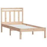 Cadre de lit sans matelas bois massif