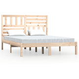 Cadre de lit sans matelas 150x200 cm bois massif de pin